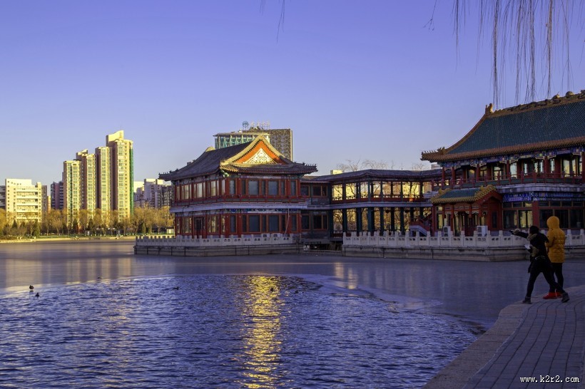 北京龙潭湖公园风景图片