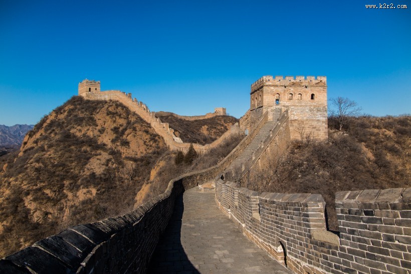 河北金山岭长城砖垛关风景图片