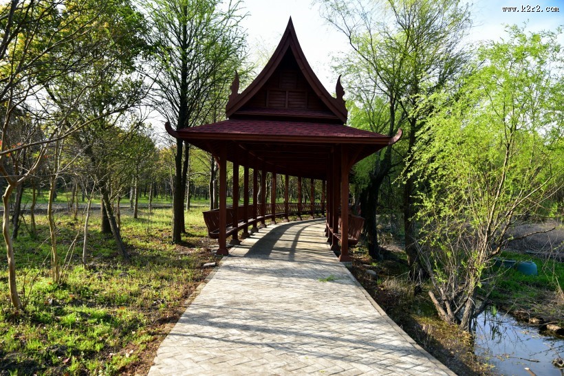 上海松江雪狼湖生态园风景图片