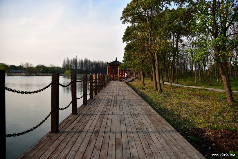 上海松江雪狼湖生态园风景图片