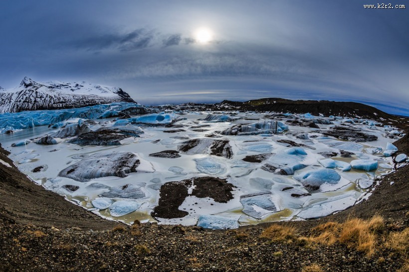冰岛瓦特纳冰川图片大全