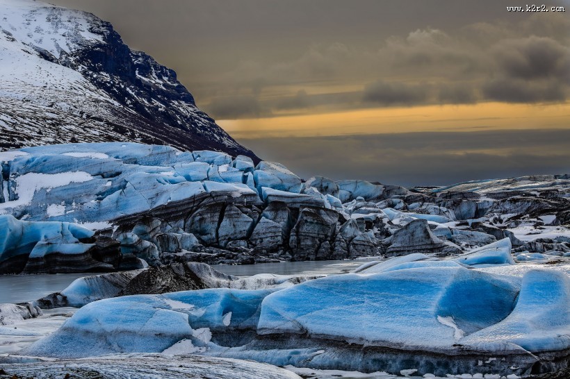 冰岛瓦特纳冰川图片大全
