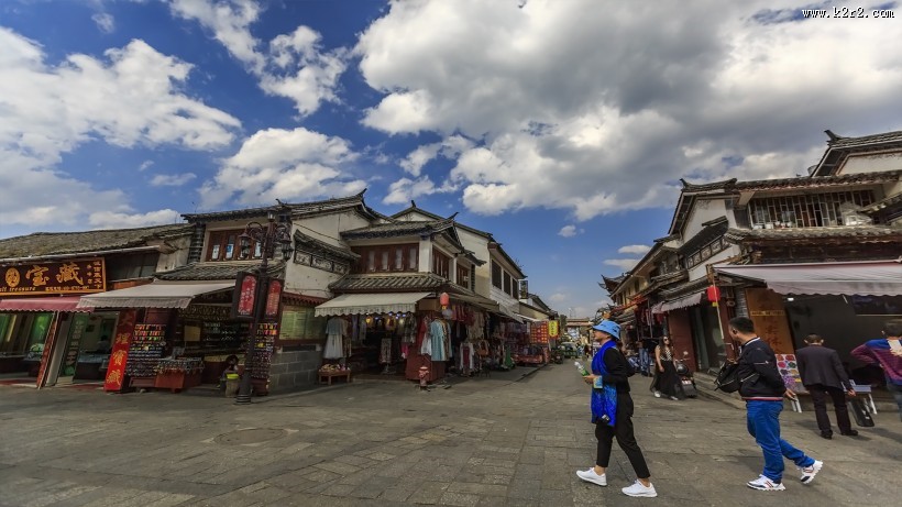云南大理古城风景图片