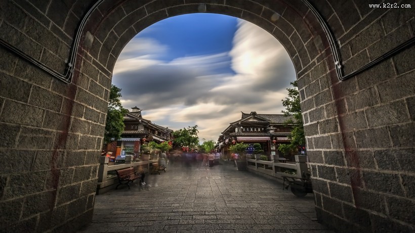 云南大理古城风景图片