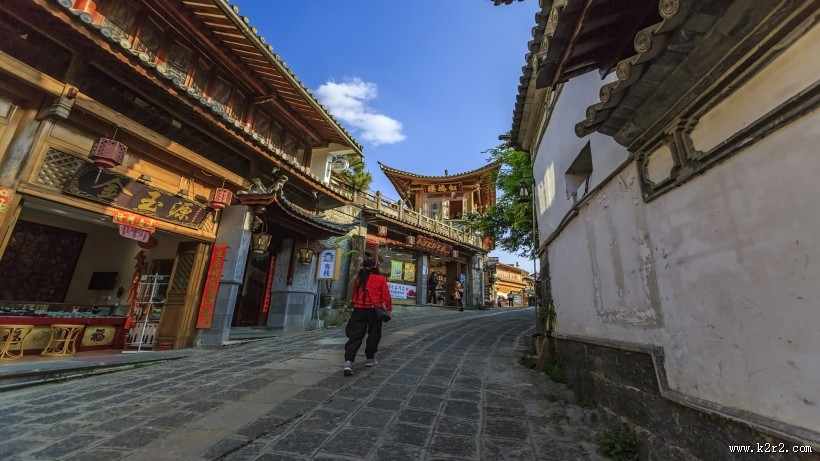 云南和顺古镇风景图片