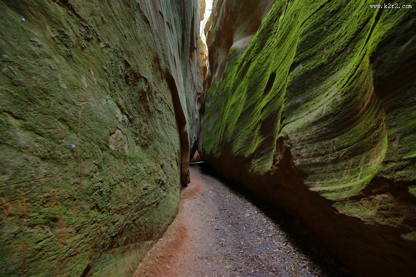 陕北甘泉峡谷风景图片