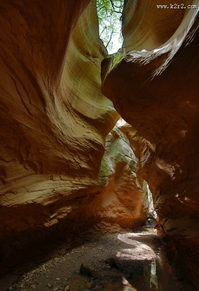 陕北甘泉峡谷风景图片