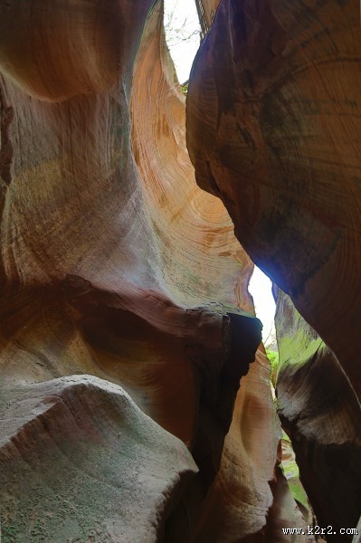 陕北甘泉峡谷风景图片