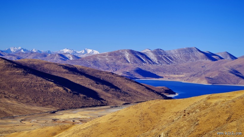 西藏羊卓雍错风景图片大全