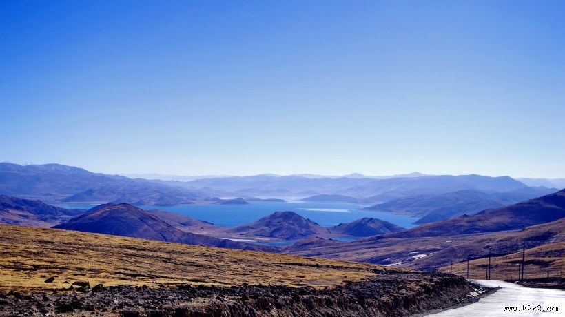 西藏羊卓雍错风景图片大全
