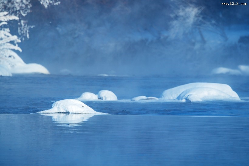 黑龙江大平台雾凇风景图片