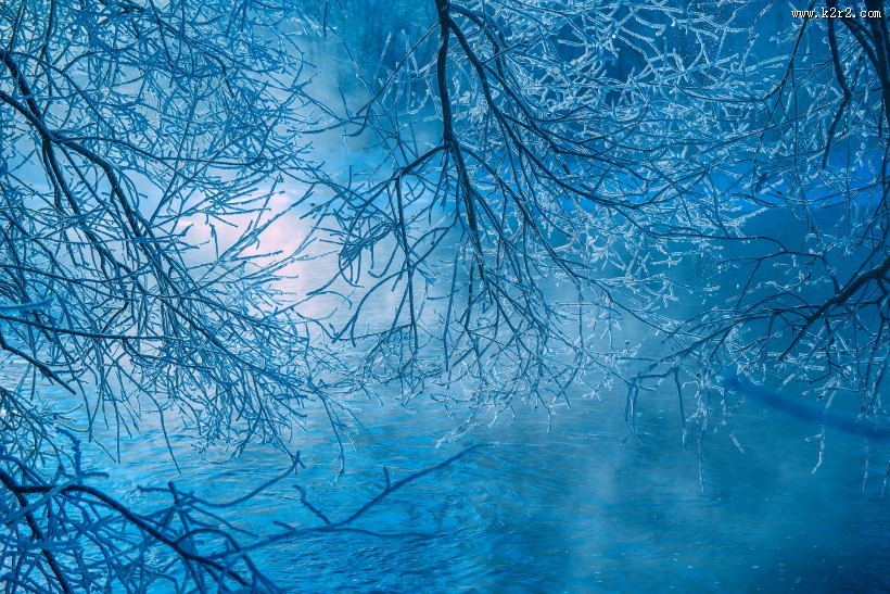 黑龙江大平台雾凇风景图片