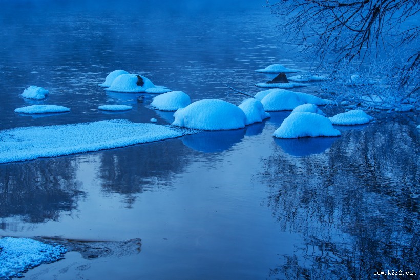 黑龙江大平台雾凇风景图片