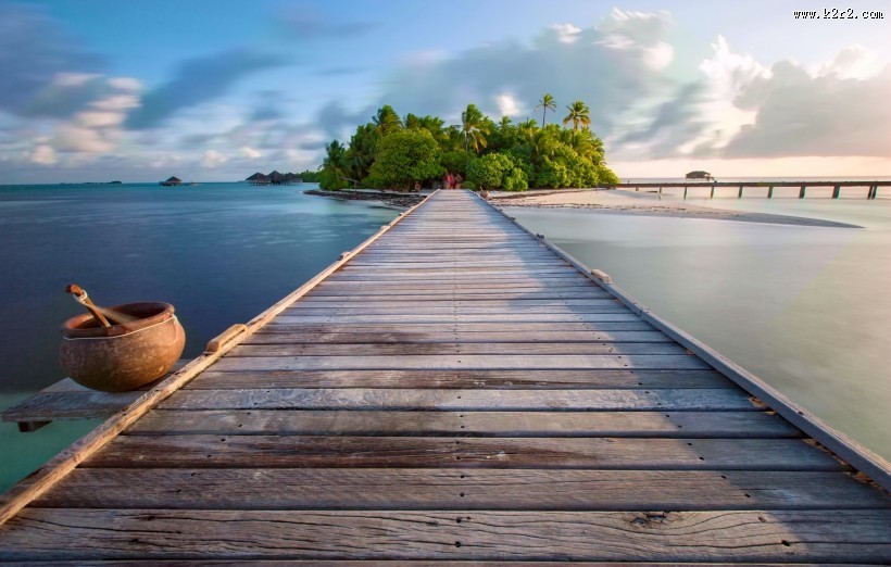 马尔代夫曼德芙岛风景图片