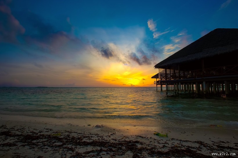 马尔代夫曼德芙岛风景图片