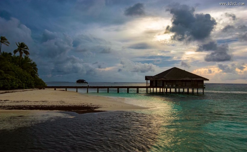 马尔代夫曼德芙岛风景图片