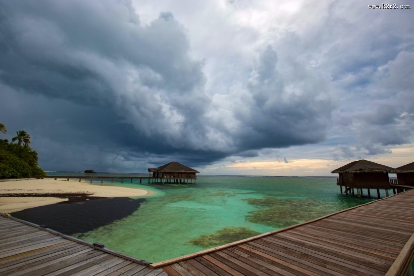 马尔代夫曼德芙岛风景图片