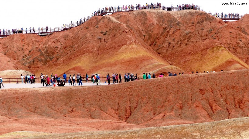 张掖丹霞地质公园风景图片