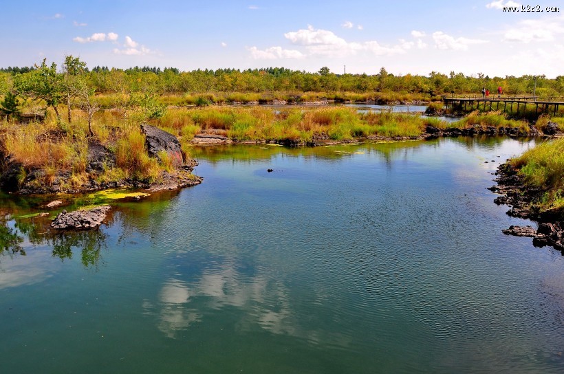 五大连池温泊风景图片
