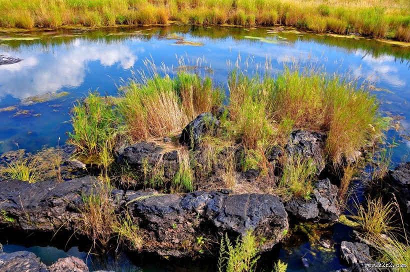 五大连池温泊风景图片