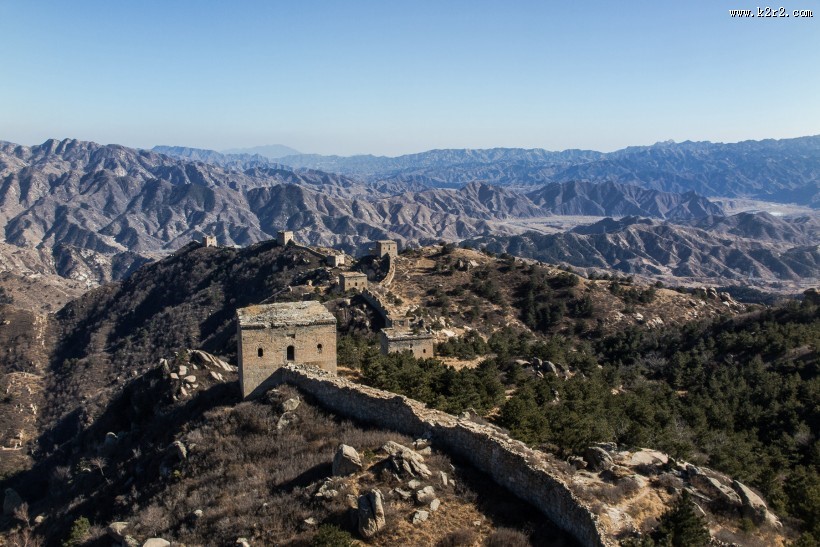 河北唐子沟长城风景图片