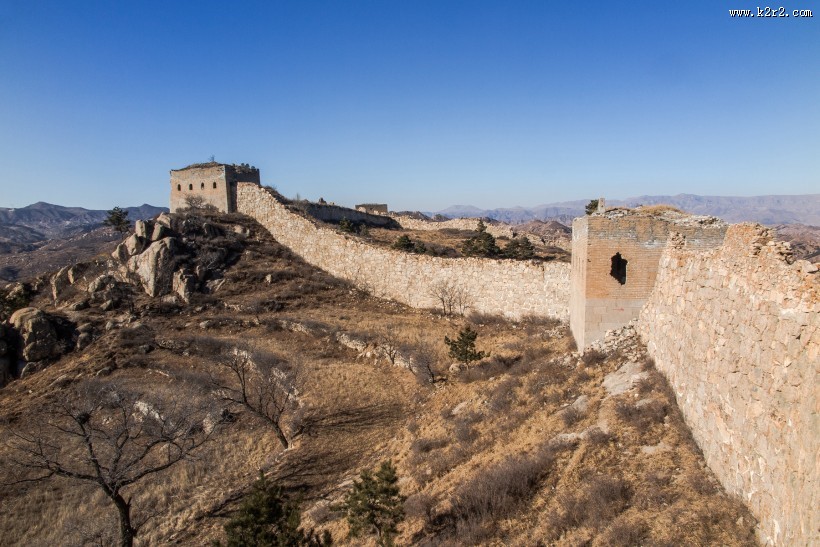 河北唐子沟长城风景图片