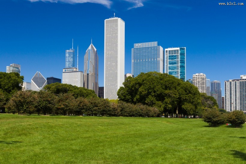 美国芝加哥城市风景图片大全