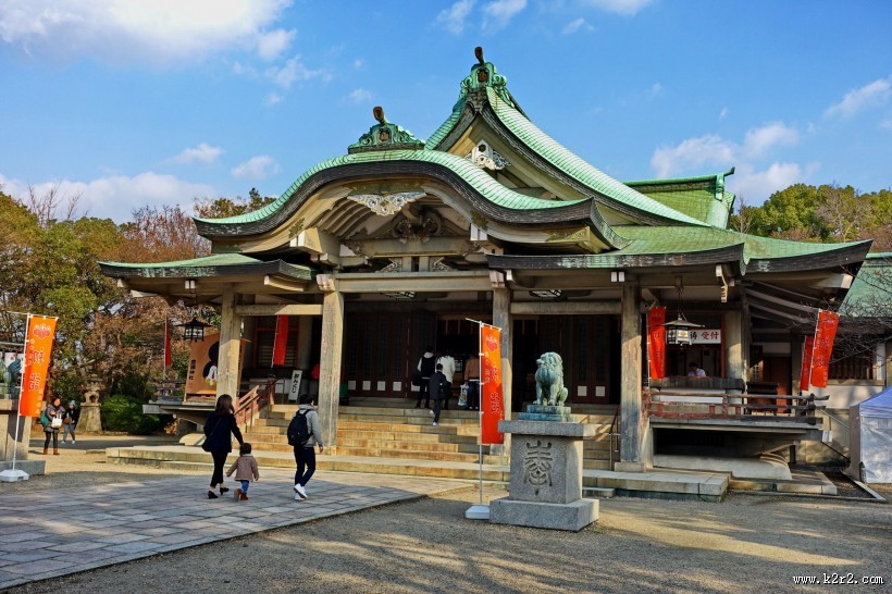 日本大阪石头城风景图片大全