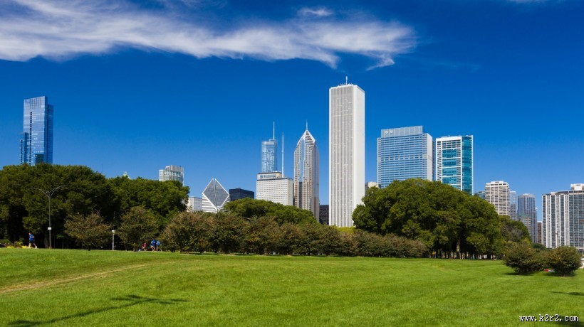 美国芝加哥城市风景图片大全