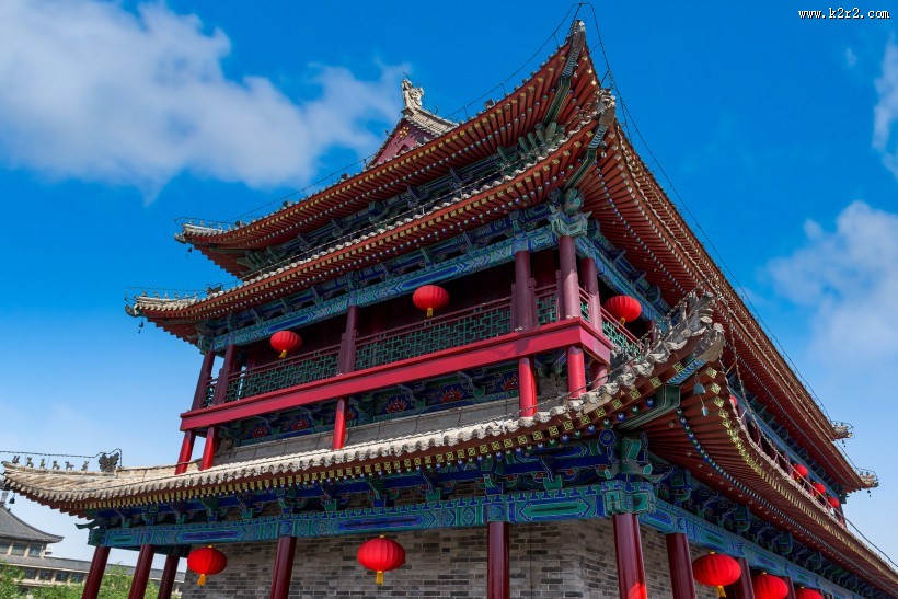 西安古镇风景图片