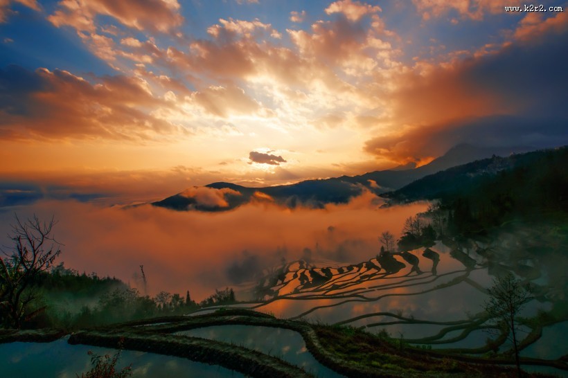 云南元阳梯田真实风景图片