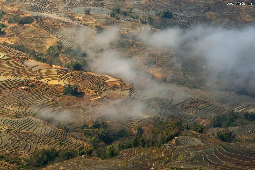 云南元阳梯田真实风景图片