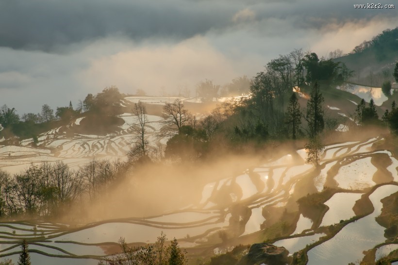 云南元阳梯田真实风景图片