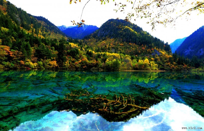 四川九寨沟秋日风景图片大全