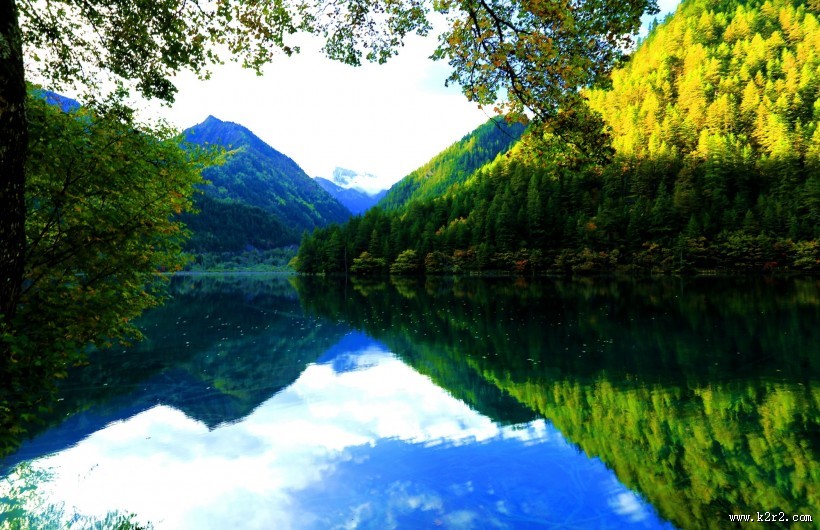 四川九寨沟秋日风景图片大全