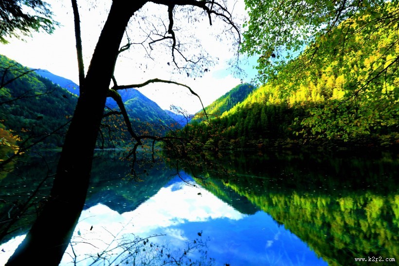 四川九寨沟秋日风景图片大全