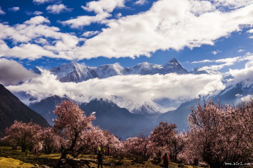 西藏南迦巴瓦峰风景图片