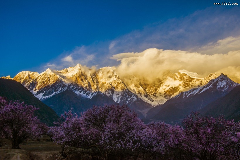西藏南迦巴瓦峰风景图片