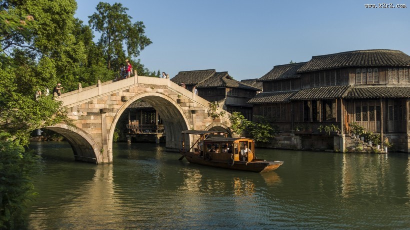浙江乌镇风景图片