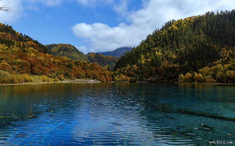 美丽的九寨沟风景图片