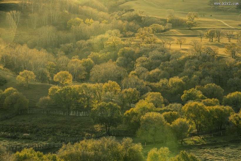 金秋蛤蟆坝风景图片大全