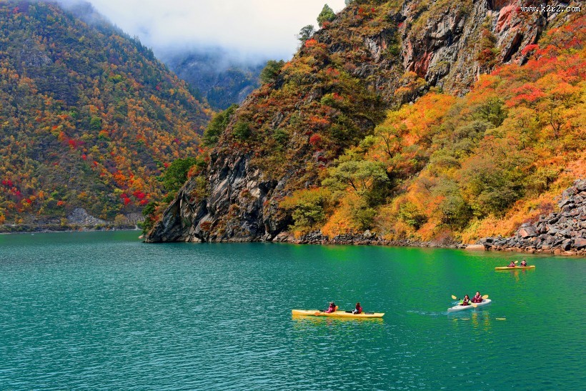 四川松坪沟风景图片