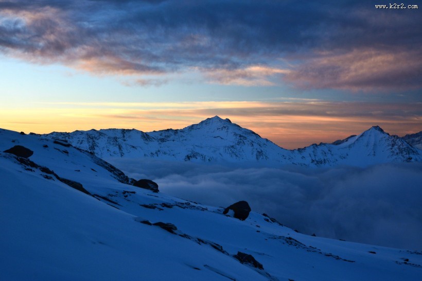 四川四姑娘山二峰风景图片