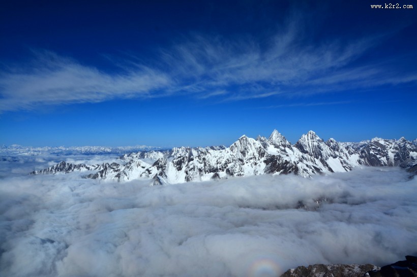 四川四姑娘山二峰风景图片