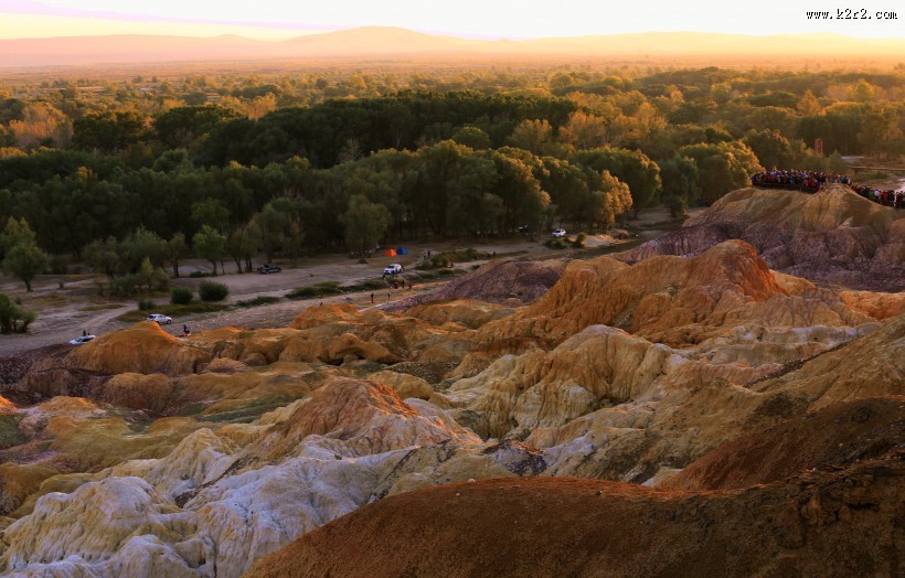 新疆五彩滩风景图片大全