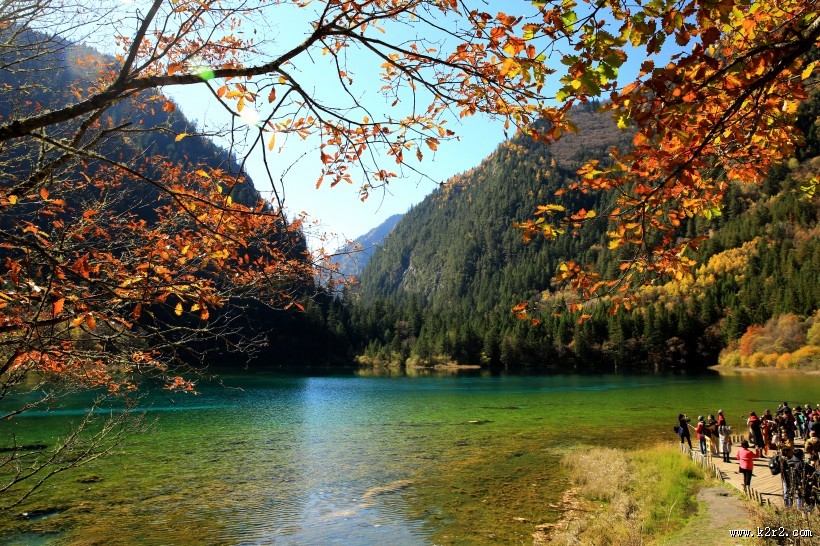 醉美的九寨沟风景图片