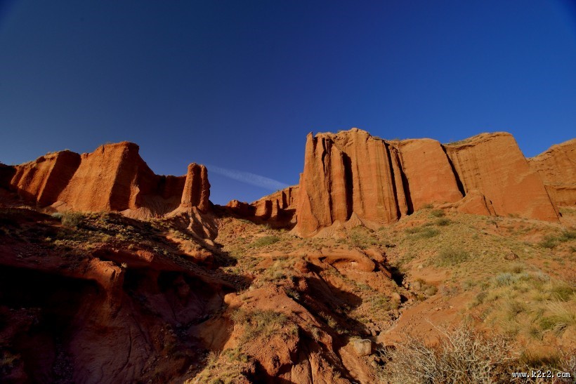 新疆阿克苏托木尔峰峡谷风景图片大全