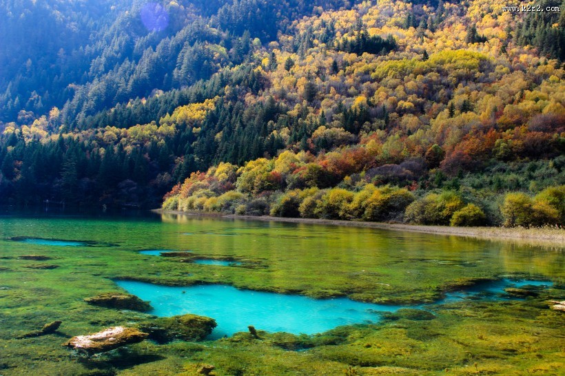 四川九寨沟风景图片