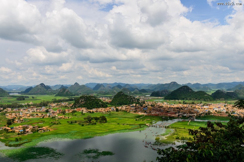 云南普者黑风景图片