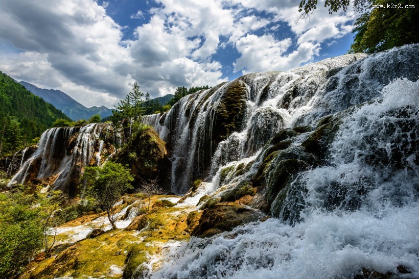 夏日九寨沟风景图片大全